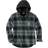 Carhartt Men's Flannel Fleece Lined Hooded Shirt Jacket - Elm