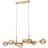 Italux Erimida Industrial Retro Brass Pendant Lamp 31.5cm