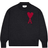 AMI De Coeur Logo Sweater - Black/Red