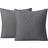 Brentfords Insert Geometric Cushion Cover Grey (45x45)