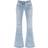 Palm Angels Low Rise Bootcut Jeans - Light Blue/Brown