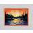 Union Rustic Skies Mountain Range Orange Framed Art 84.1x59.7cm
