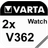 Varta V362 2-pack