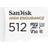 SanDisk High Endurance microSDXC Class 10 UHS-I U3 V30 100/40MB/s 512GB +Adapter