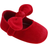 Shein Baby Girl Soft Bottom Shoes, Red Flat Shoes, Popular Red Shoes For Toddler Girls
