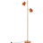 DybergLarsen Ocean Orange/Brass Floor Lamp 160cm