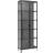 Nordal 20522 Black Glass Cabinet 80x214cm
