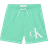 Calvin Klein Kid's Monogram Swim Shorts - Cabbage