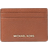 Michael Kors Pebbled Leather Card Case - Luggage