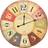 vidaXL Vintage Multicolored Wall Clock 60cm