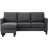 HOME DETAIL L-Shaped Grey Sofa 188cm 3 Seater