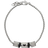 Emporio Armani Rondelle Bracelet - Silver/Onyx