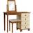 Furniture To Go Single Cream/Pine Dressing Table 47.5x100cm