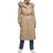 River Island Belted Padded Longline Coat - Brown
