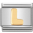 Nomination Composable Classic Link Letter L Charm - Silver/Gold