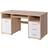 Germania Lockable Sonoma Oak/White Writing Desk 70x145cm