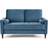 HOME DETAIL Edward Velvet 2 Blue Sofa 150cm 2 Seater