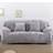 Thick Loose Sofa Cover Silver, Grey (116x106cm)