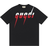Gucci Brand Print T-shirt - Black