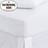 Dunelm Non Iron Bed Sheet White (200x180cm)