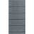 Fwstyle Stora Grey Gloss Chest of Drawer 60x121.5cm