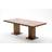 Ebern Designs Liverpool Varnished Bassano oak Dining Table 100x220cm