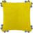 Furn Throw Cushion Cover Grey, Yellow (45x45cm)
