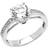 Precious Stars Jewelry 14k White Gold 1/10ct TGW Round-cut Diamonette Engagement Ring