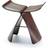 Vitra Butterfly Natural Rosewood Seating Stool 39cm