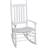 vidaXL 40858 White Rocking Chair 114cm