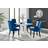 Furniturebox Imperia Blue Dining Table 70x120cm