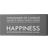 Happy Larry Happiness Never Decreases from Being Shared Grey Wall Decor 101.6x40.6cm