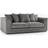 New Luxor Grey Sofa 190cm 3 Seater