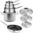 Vogue Cook Like A Pro Cookware Set with lid 5 Parts