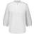 Gerry Weber Blouse with 3/4-Length Sleeves and Decorative 3D Flowers - White