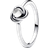 Pandora April Birthstone Eternity Circle Ring - Silver/Transparent