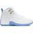 Nike Air Jordan 12 Retro GS - White/Metallic Gold/University Blue