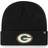 '47 Men's Black Green Bay Packers Secondary Basic Cuffed Knit Hat