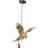 Kare Design Animal Parrot Gold Pendant Lamp 51cm