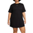 Nike Women's Sportswear Essential Short Sleeve T-Shirt Dress Plus Size - Black/White