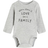 H&M Baby Long Sleeved Bodysuit - Grey Marl/Family