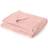 Dreamscene Luxury Waffle Honeycomb Warm Blankets Pink (150x125cm)