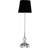 Rosdorf Park Mccann Black/Silver/Clear Table Lamp 60cm