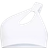 AllSaints Kayla One Shoulder Bikini Top - White