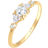 Elli Engagement Ring - Gold/Transparent