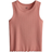 H&M Ribbed Vest Top - Light Rust Red (1228782002)