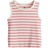 H&M Ribbed Tank Top - Pink/Striped (1228782001)