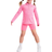 Under Armour Girl's Tech 1/4 Zip Top/Shorts Set - Pink