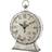 Stonebriar Collection SB-5119A White Table Clock 20.3cm