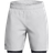 Under Armour Boy's Tech Woven 2-in-1 Shorts - Gray/Black